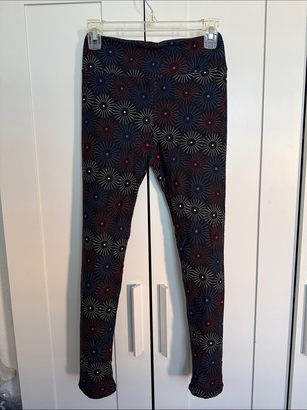 Fireworks Print Patriotic LuLaRoe Leggings